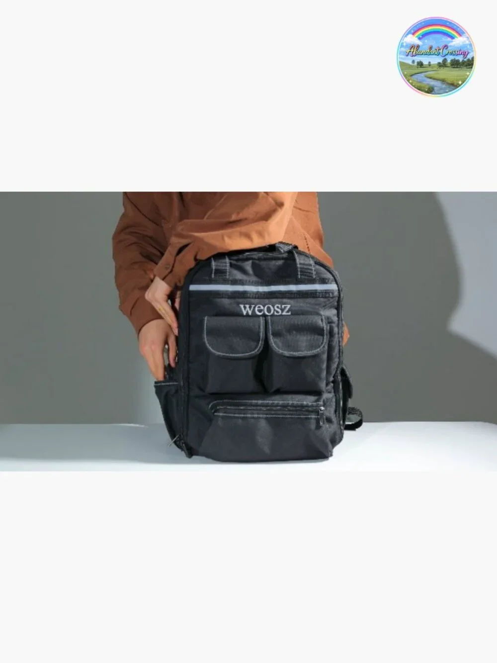 Heavy Duty Waterproof Tool Backpack 18 Inch with 18 Pockets for Electrician